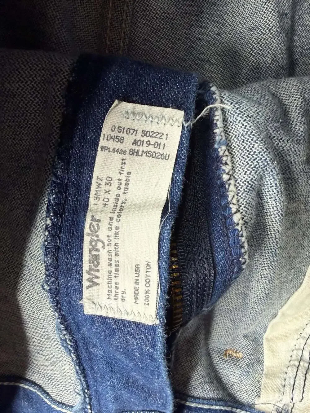 Wrangler Cowboy Cut Original Fit 13MWZ Men's Dark Wash Jeans 40x30 USA Made